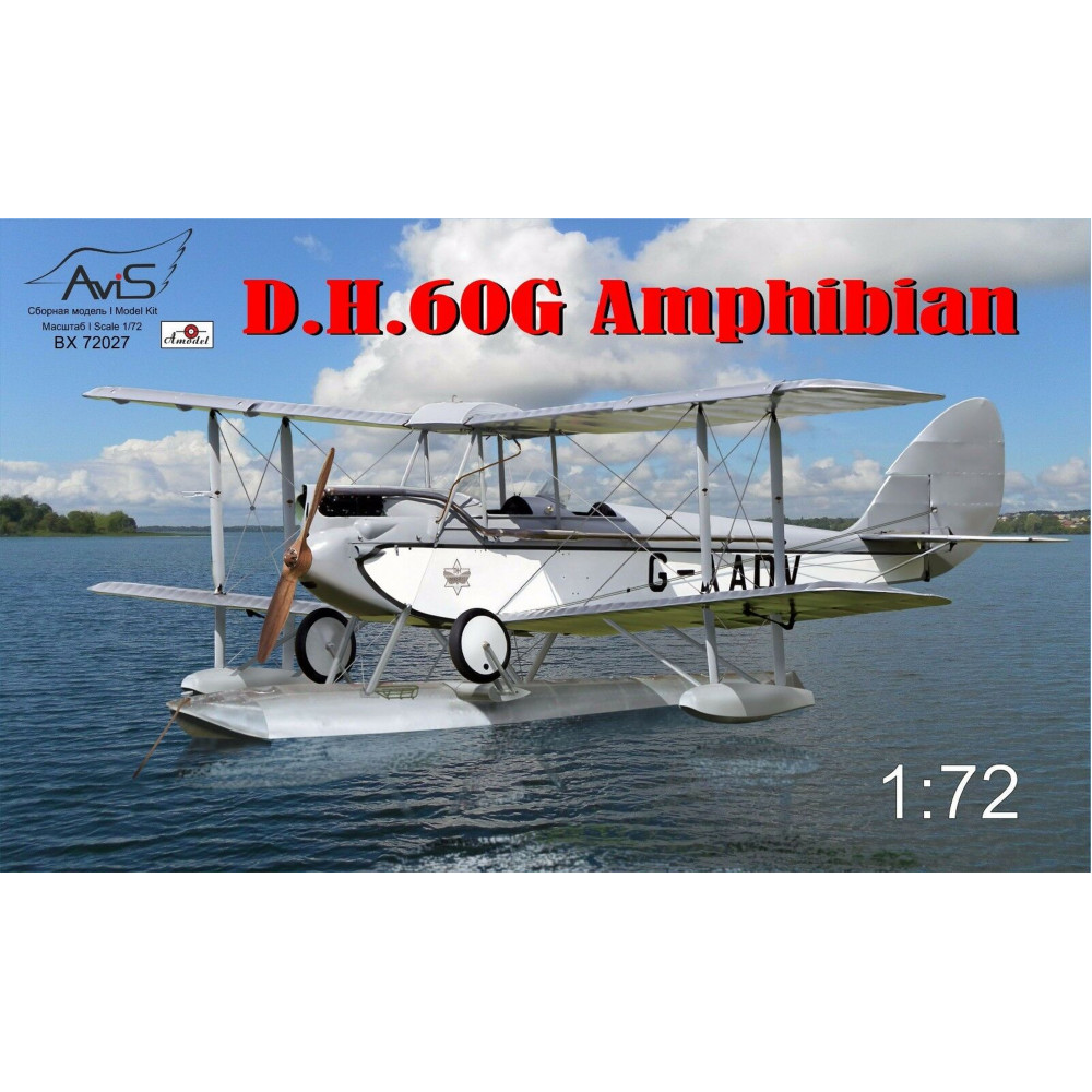 AVIS AV72027 1/72 DH60G "AMPHIBIAN" MODEL KIT Model Kit Aircraft Model Kits, Air plastic